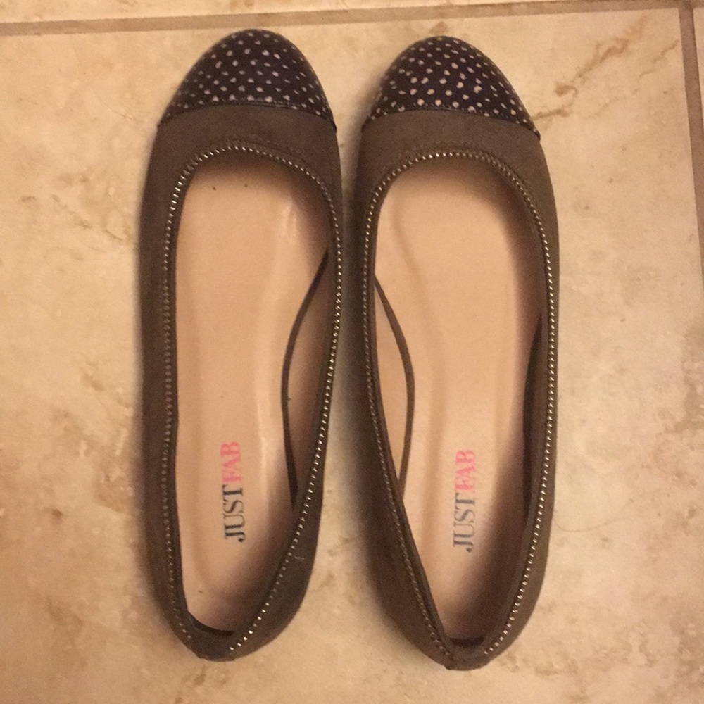 Faux brown suede shoes - never worn